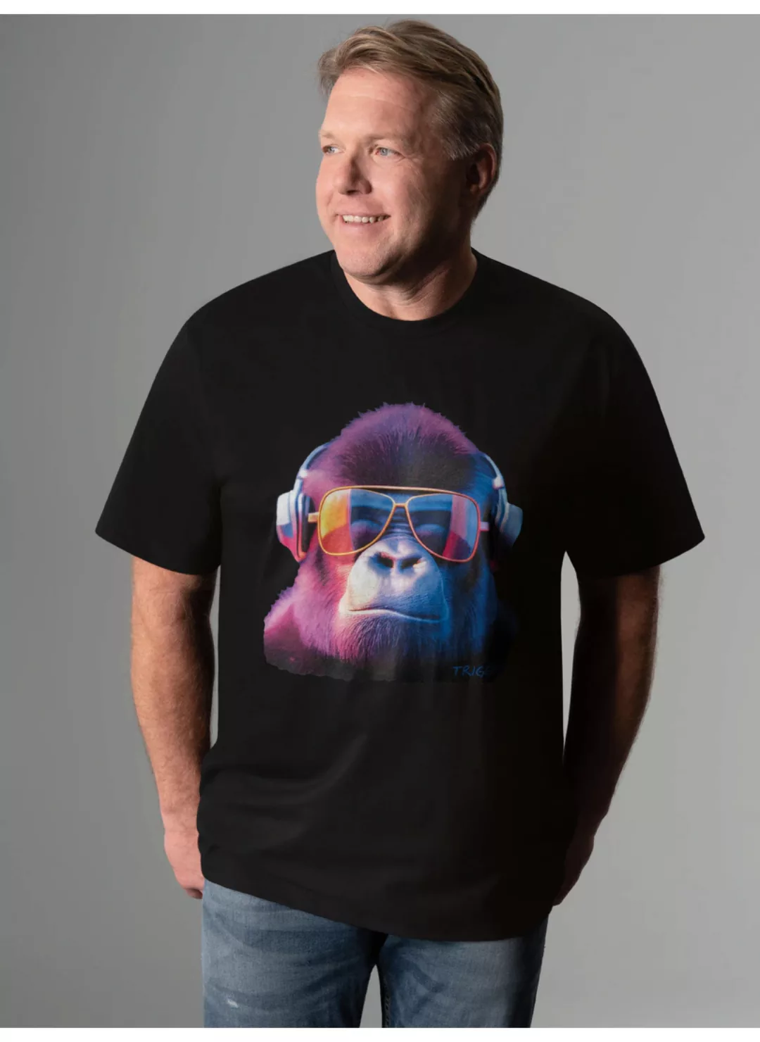 Trigema T-Shirt "TRIGEMA T-Shirt mit coolem Gorilla-Print" günstig online kaufen