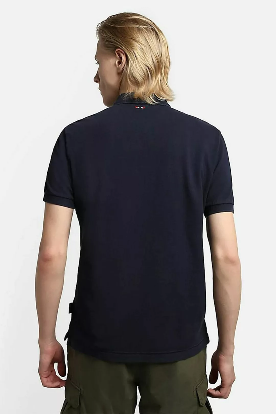 Napapijri Polo Elbas Navy Blau - Größe S günstig online kaufen