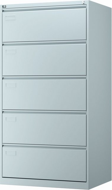 Bisley Light Hängeregisterschrank Hängeregistraturschrank Eco 5 Schübe Hxbx günstig online kaufen