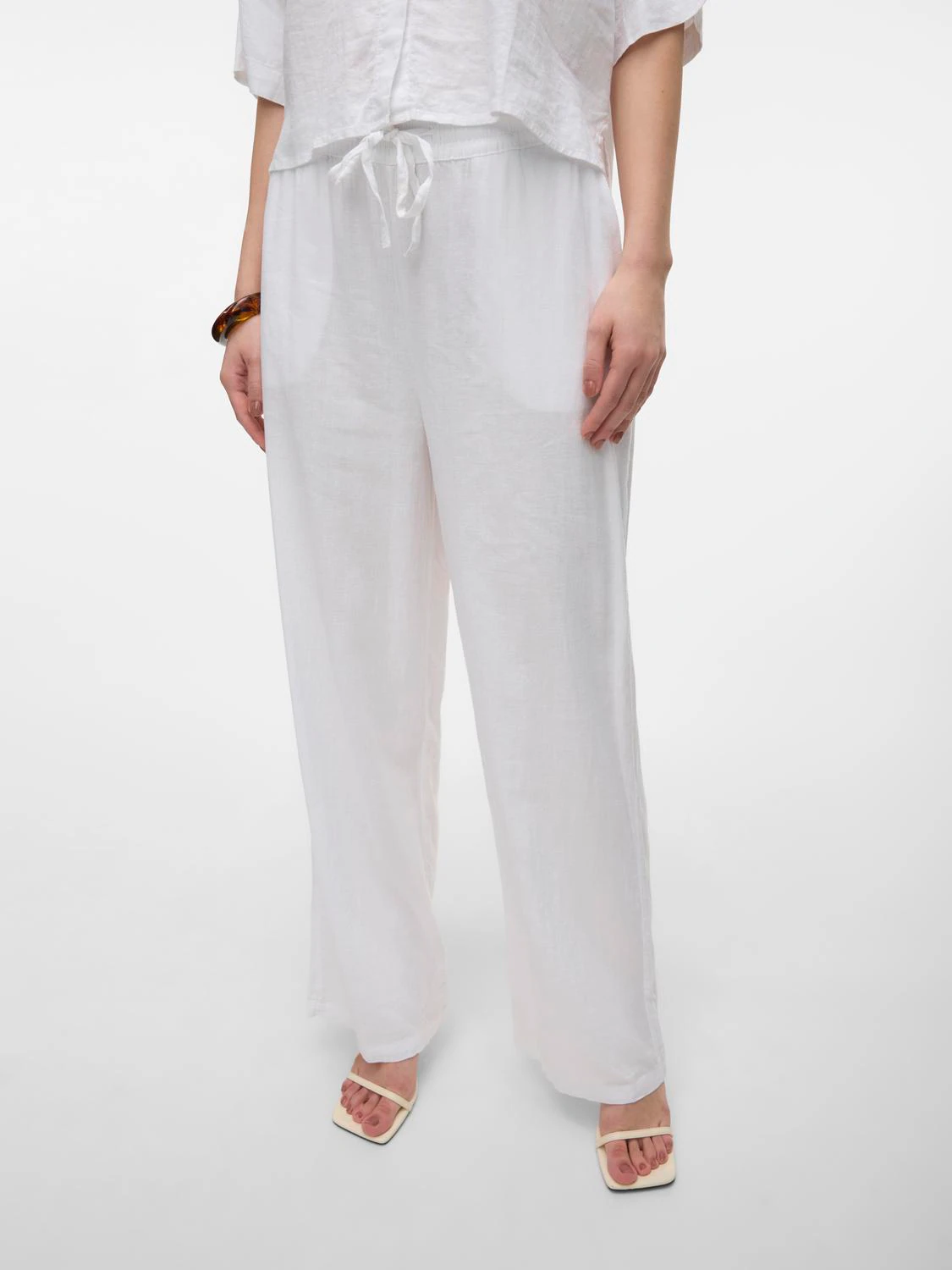 Vero Moda Schlupfhose "VMLINN LINEN PANTS WVN NOOS", Sommerhose, mit Leinen günstig online kaufen
