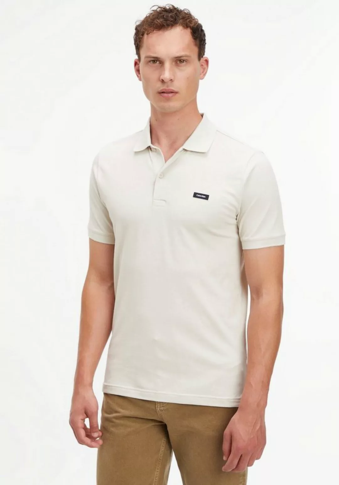 Calvin Klein Poloshirt mit Calvin Klein Logo auf der Brust günstig online kaufen