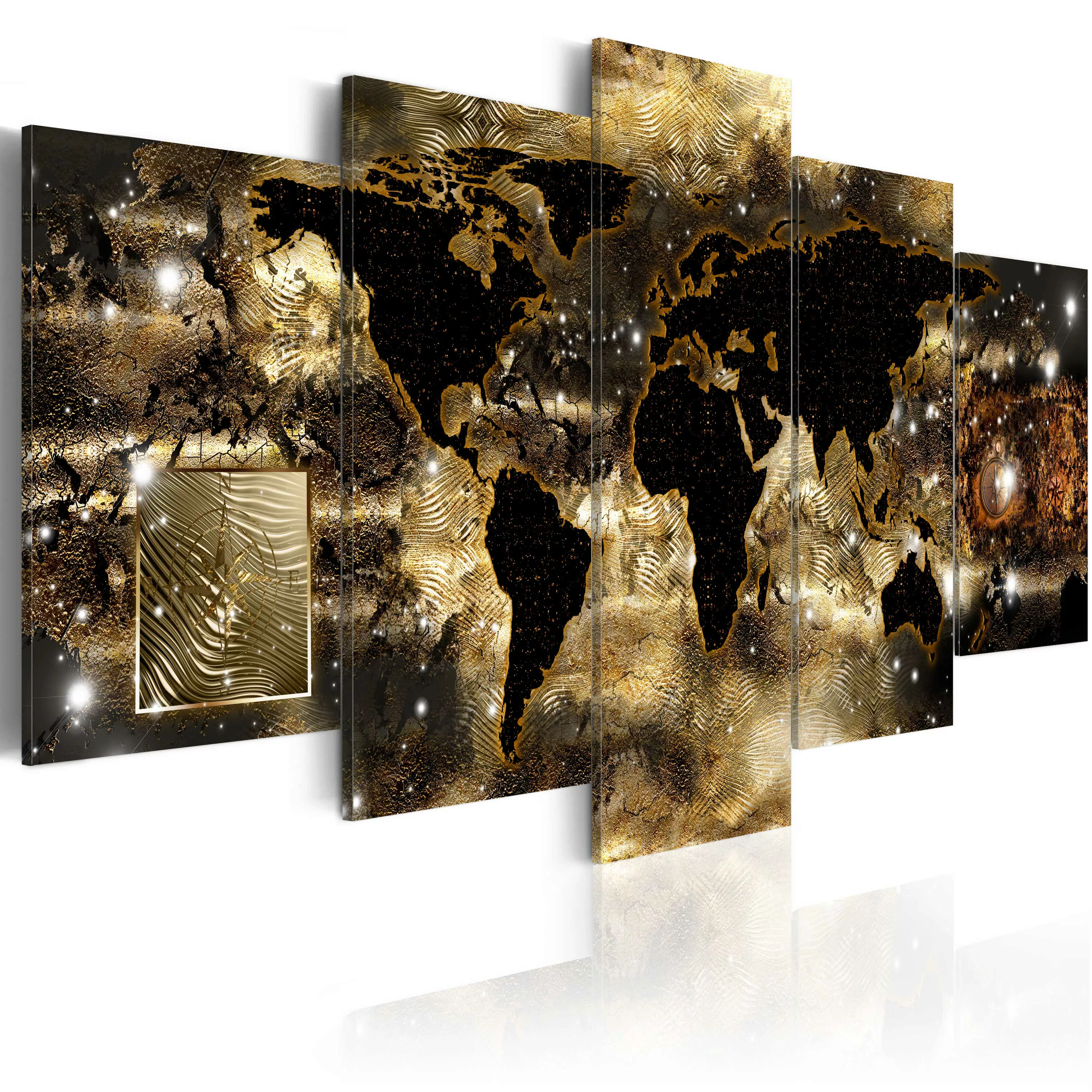 Wandbild - Continents of bronze günstig online kaufen