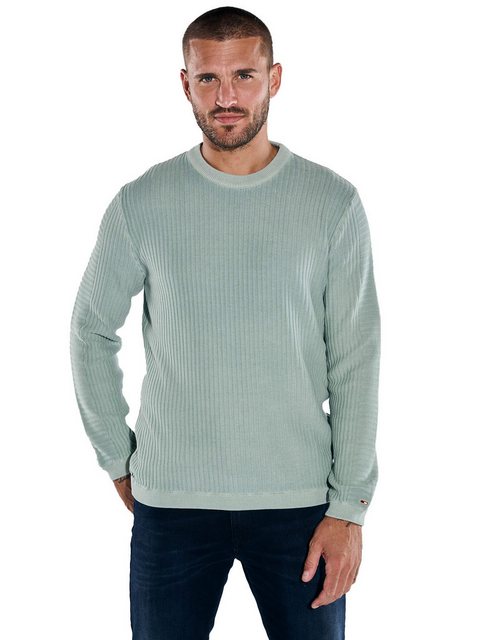 emilio adani Rundhalspullover Pullover strukturiert günstig online kaufen