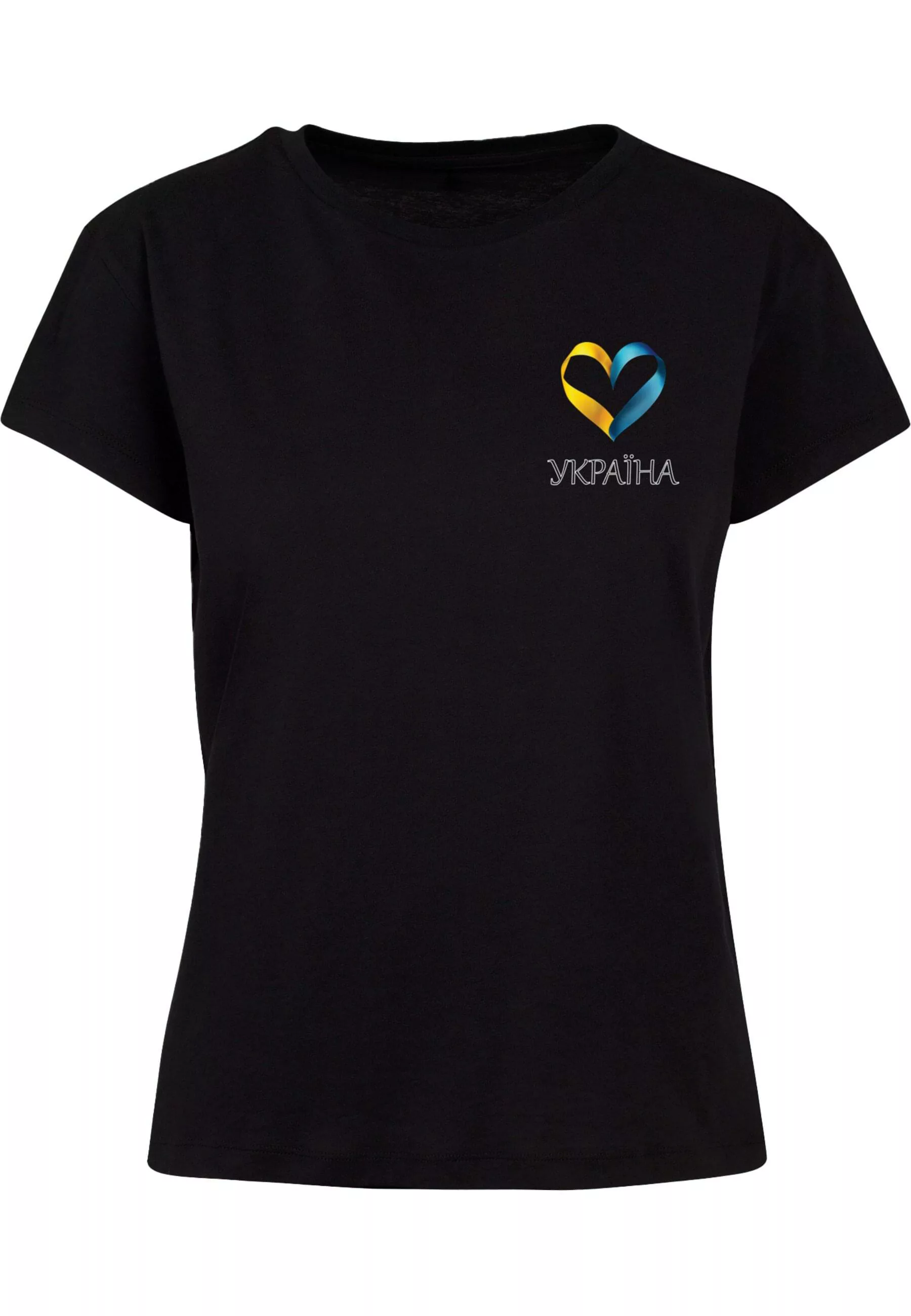 Merchcode T-Shirt "Merchcode Ladies Merchcode Football - Ukraine T-shirt", günstig online kaufen