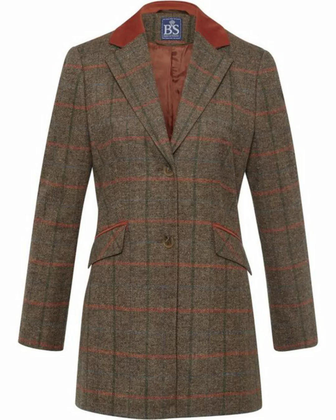 Brigitte von Schönfels Longblazer Tweed-Gehrock günstig online kaufen