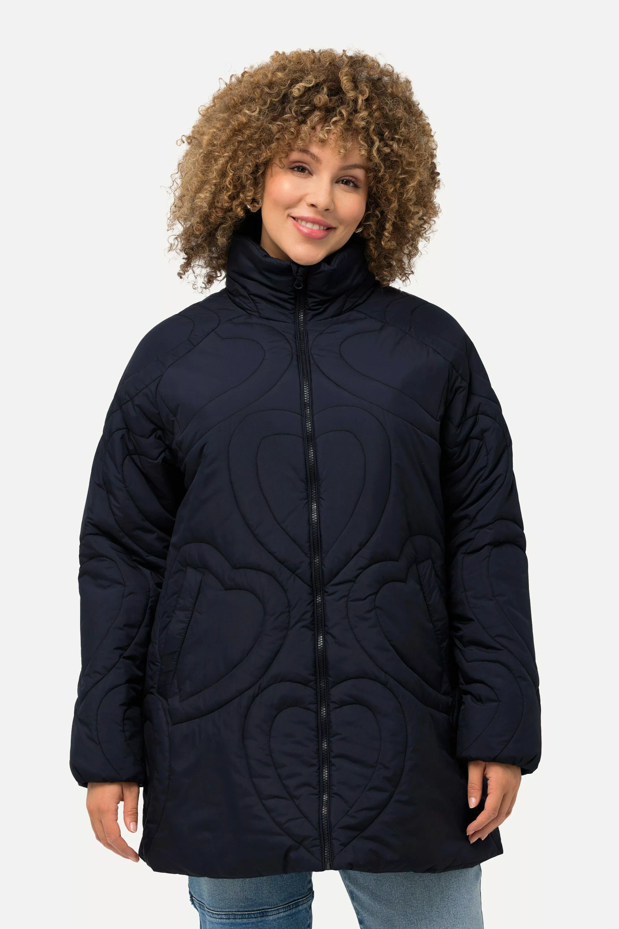 Ulla Popken Steppjacke HYPRAR Funktions-Steppjacke Herzen günstig online kaufen