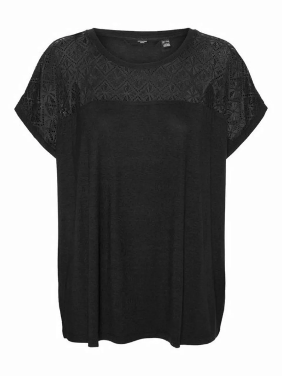 Vero Moda Curve Spitzenshirt VMCANNE SS O-NECK LACE TOP JRS NOOS CUR günstig online kaufen