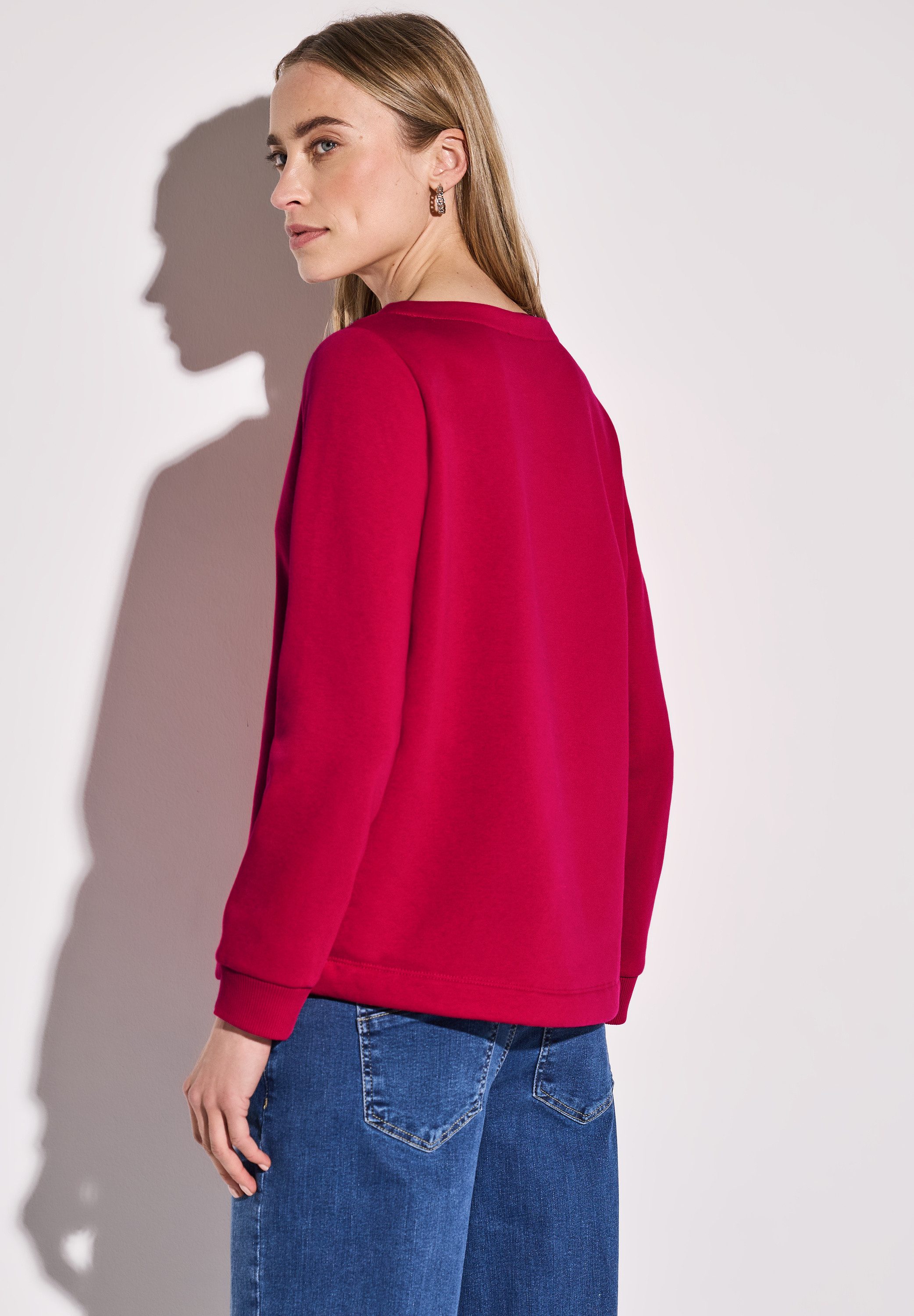 STREET ONE Sweatshirt, im soften Baumwoll-Mix günstig online kaufen