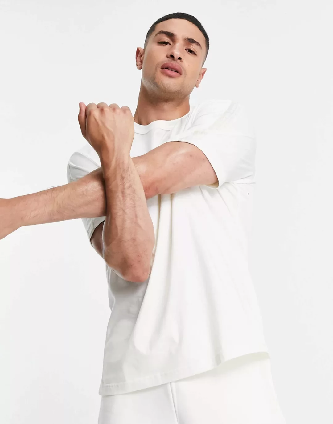 Adidas Originals R.y.v. Logo Kurzarm T-shirt XL Off White günstig online kaufen