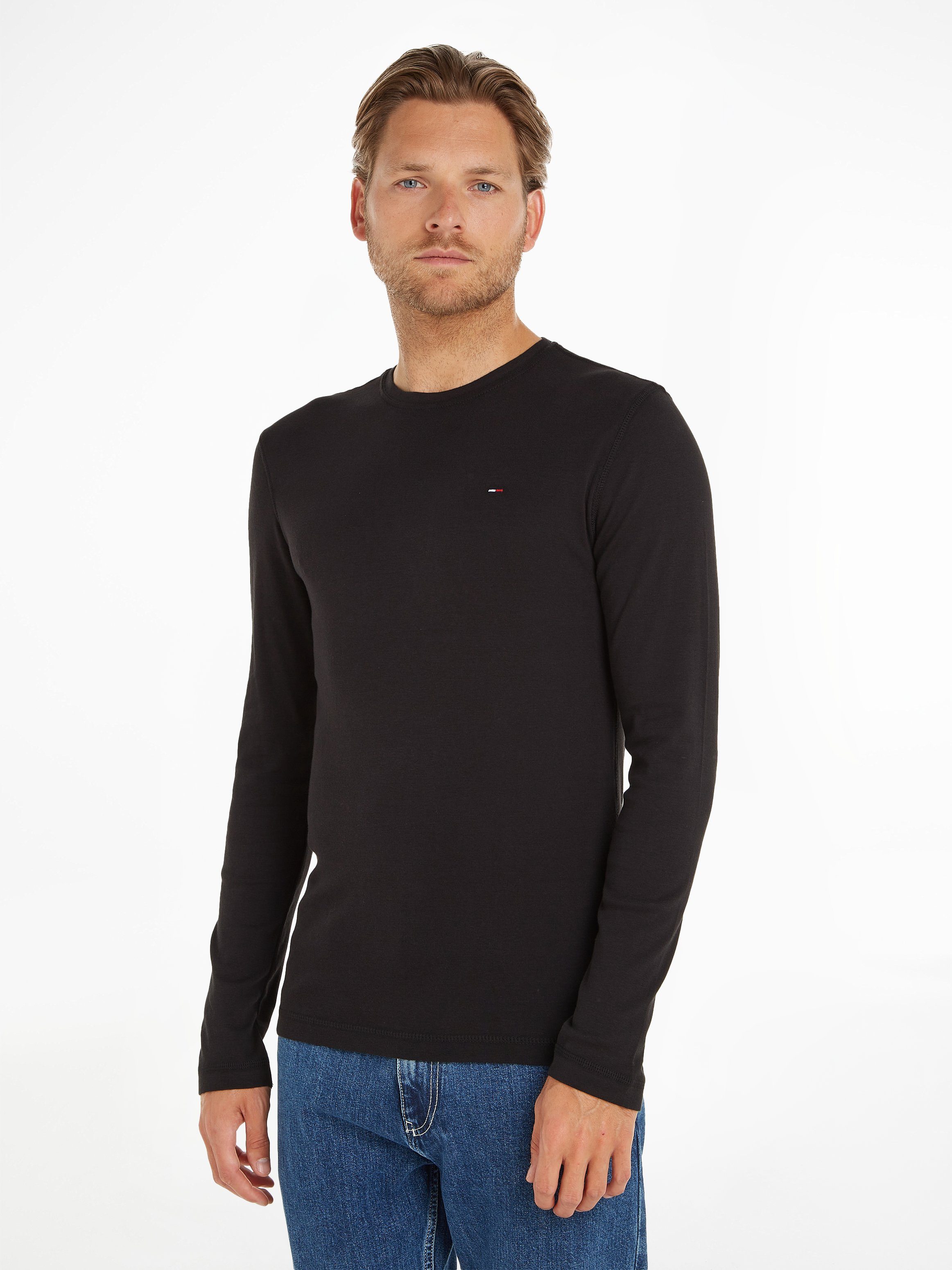 Tommy Jeans Langarmshirt TJM ORIGINAL RIB günstig online kaufen