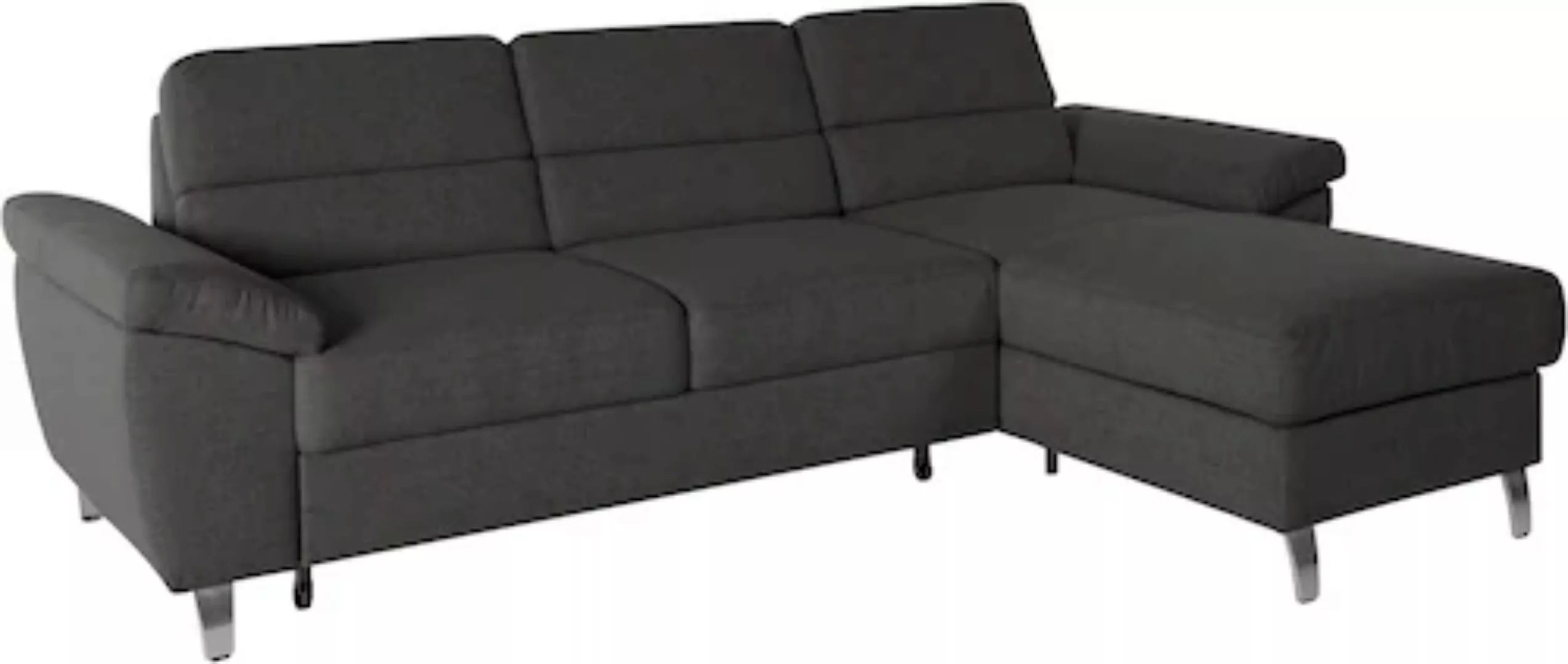 sit&more Ecksofa »Sorano L-Form«, wahlweise mit Bettfunktion und Bettkasten günstig online kaufen