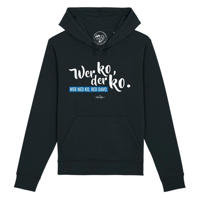 Bavariashop Hoodie Damen Hoodie "Wer ko, der ko günstig online kaufen