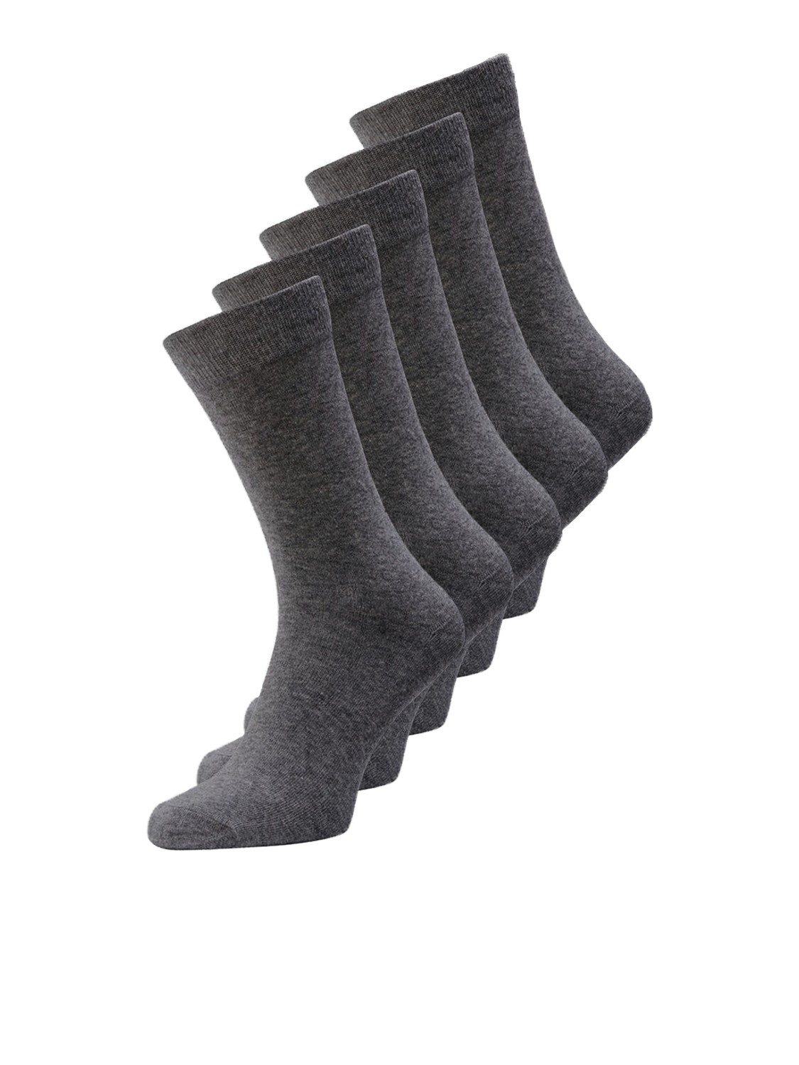 Jack & Jones Jacjens Socken 5 Paare One Size Dark Grey Melange / Detail Dgm günstig online kaufen