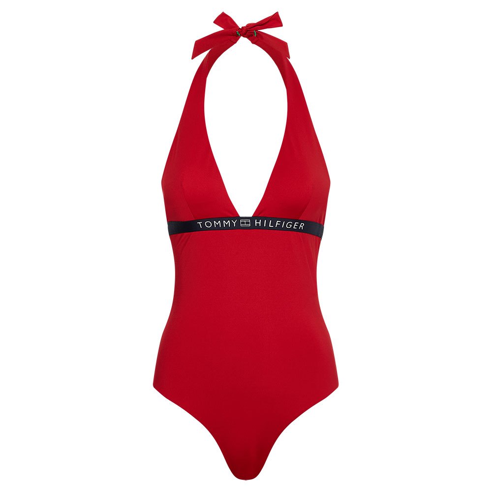 Tommy Hilfiger Underwear Halter Badeanzug XS Primary Red günstig online kaufen