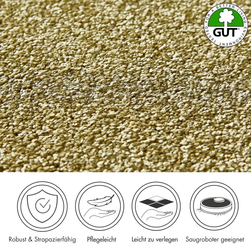 Andiamo Teppichboden »Verona, Velours, Made in Belgium«, rechteckig, 6 mm H günstig online kaufen