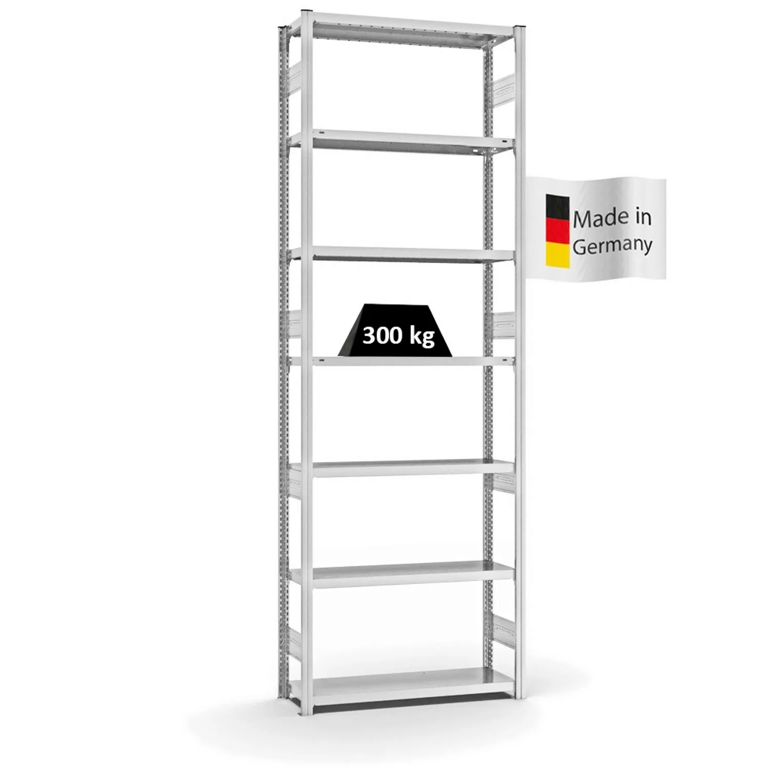 PROREGAL Fachbodenregal Stecksystem T-Profil Heavy-Duty Grundregal HxBxT 30 günstig online kaufen