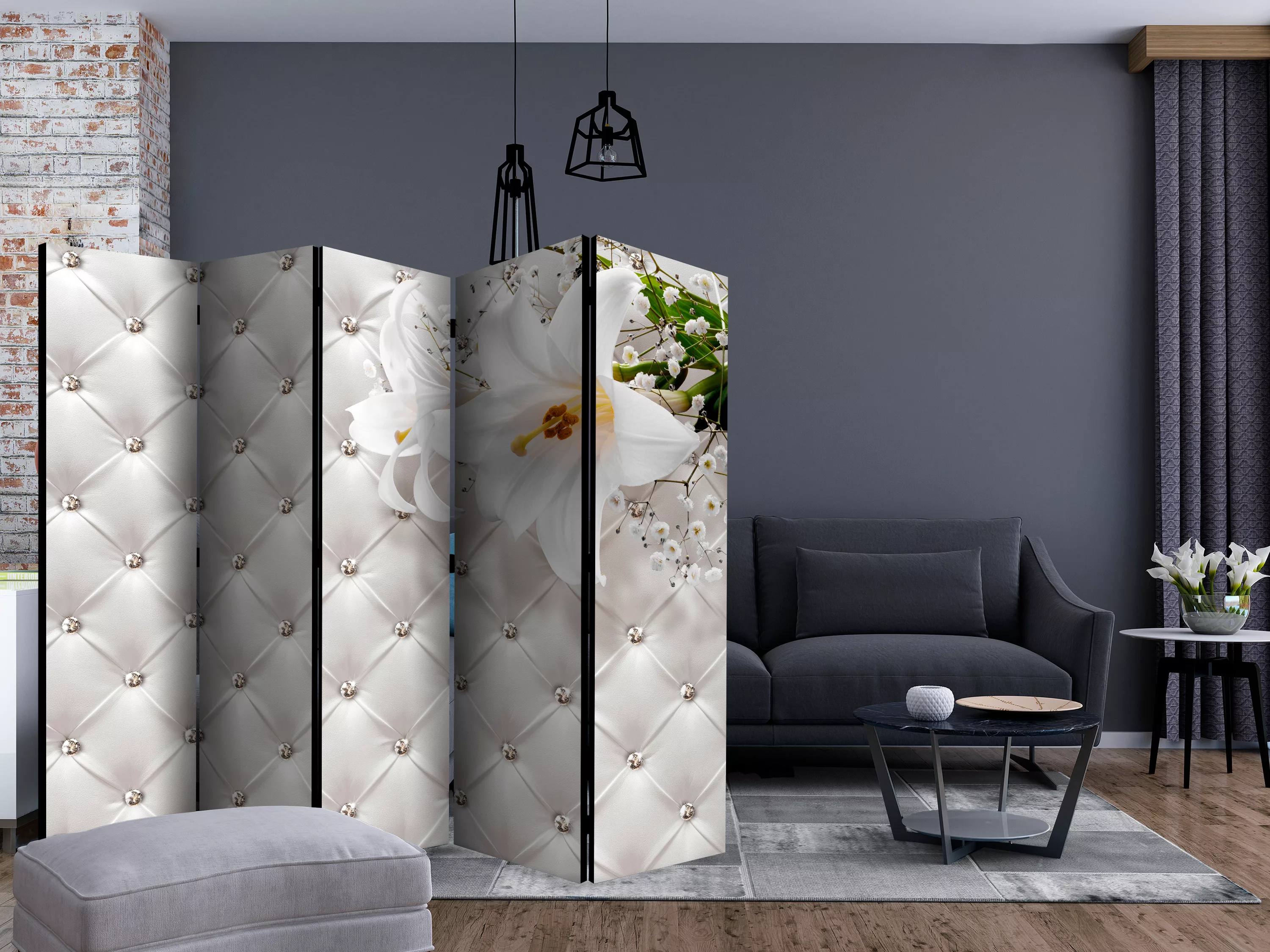 5-teiliges Paravent - Elegance Kingdom Ii [room Dividers] günstig online kaufen