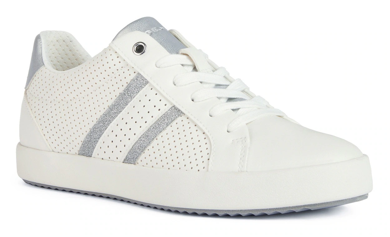 Geox Sneaker "D BLOMIEE", mit kontrastfarbigen Stripes, Freizeitschuh, Halb günstig online kaufen