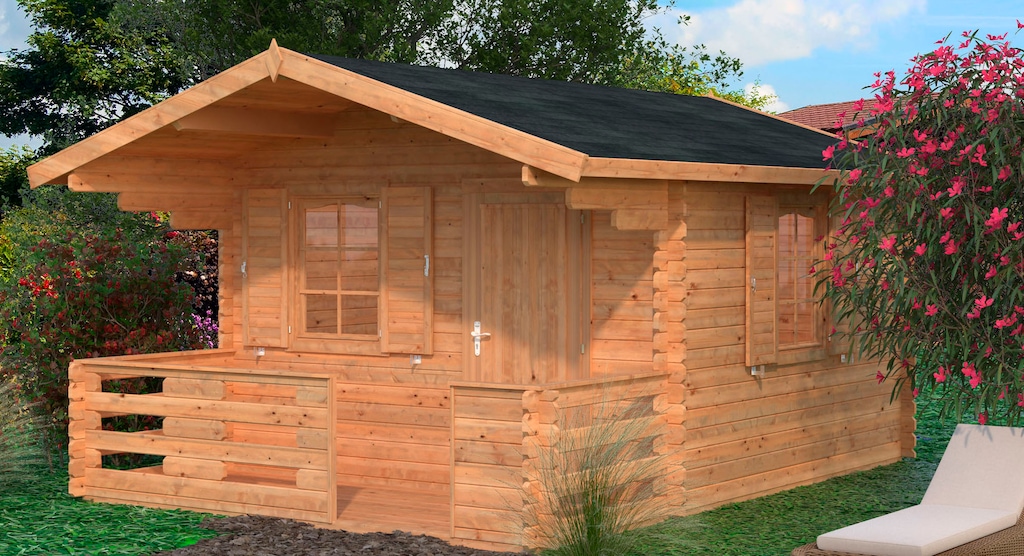 Palmako Gartenhaus "Emma", 10,4+4,2 qm günstig online kaufen