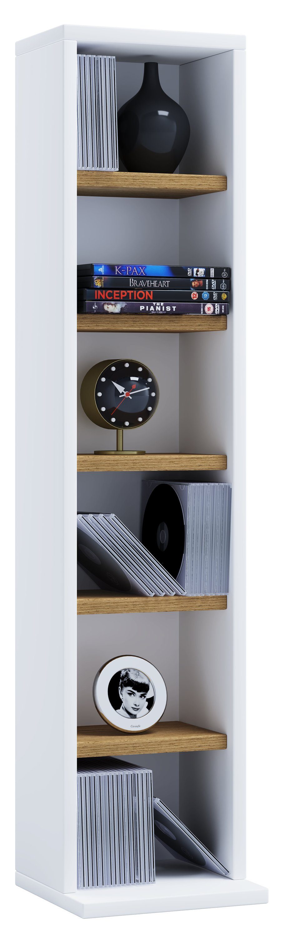 VCM Standregal Holz CD DVD Stand günstig online kaufen
