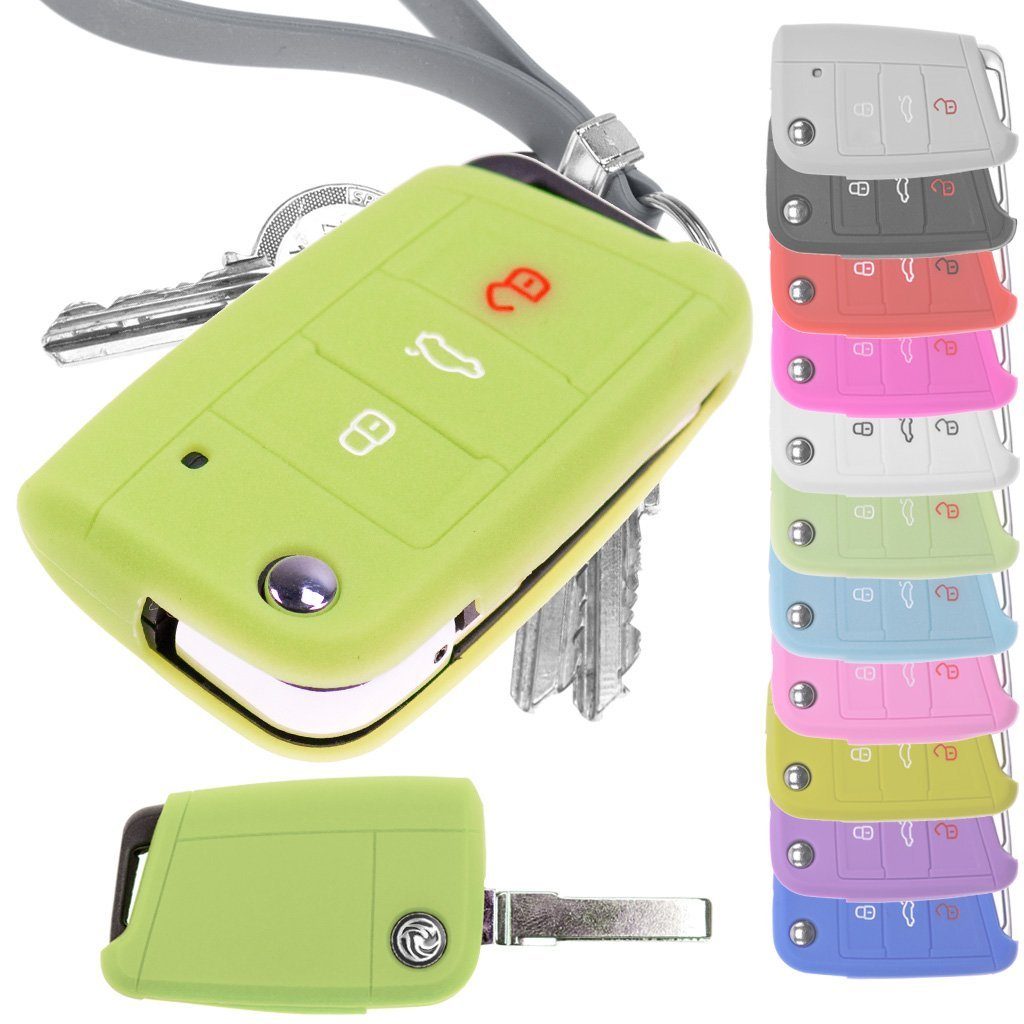mt-key Schlüsseltasche Autoschlüssel Softcase Silikon Schutzhülle günstig online kaufen