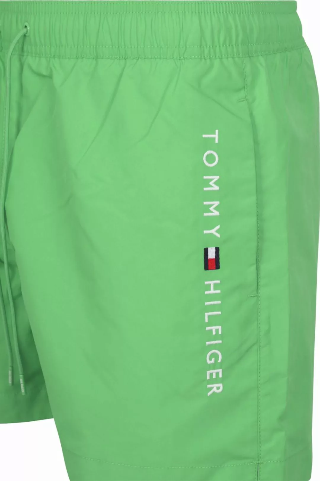 Tommy Hilfiger Badeshorts Logo Hellgrün - Größe S günstig online kaufen