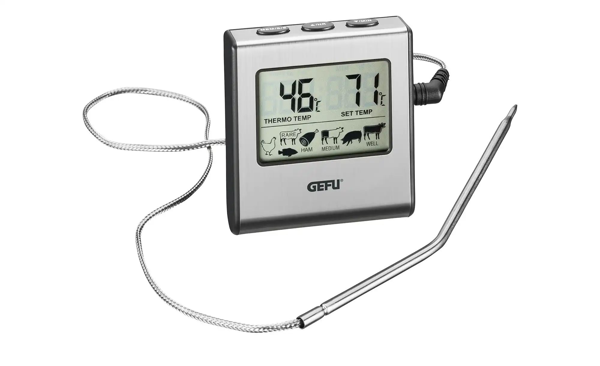 Bratenthermometer  TEMPERE ¦ silber ¦ Edelstahl, Kunststoff ¦ Maße (cm): B: günstig online kaufen