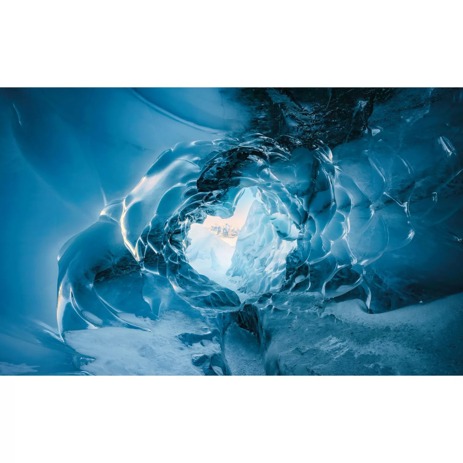 KOMAR Vlies Fototapete - The Eye of the Glacier - Größe 450 x 280 cm mehrfa günstig online kaufen