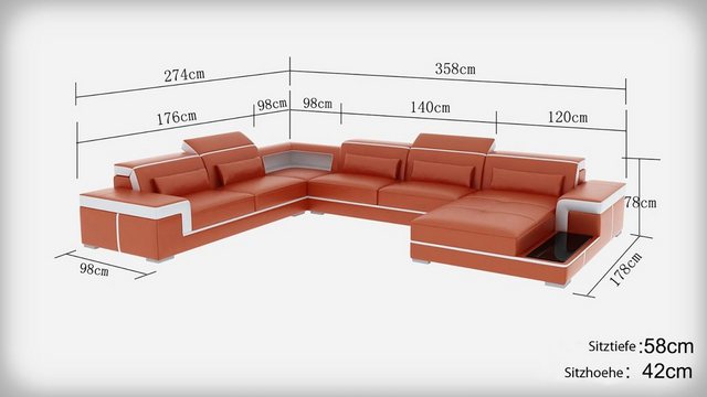 JVmoebel Ecksofa, Made in Europa günstig online kaufen