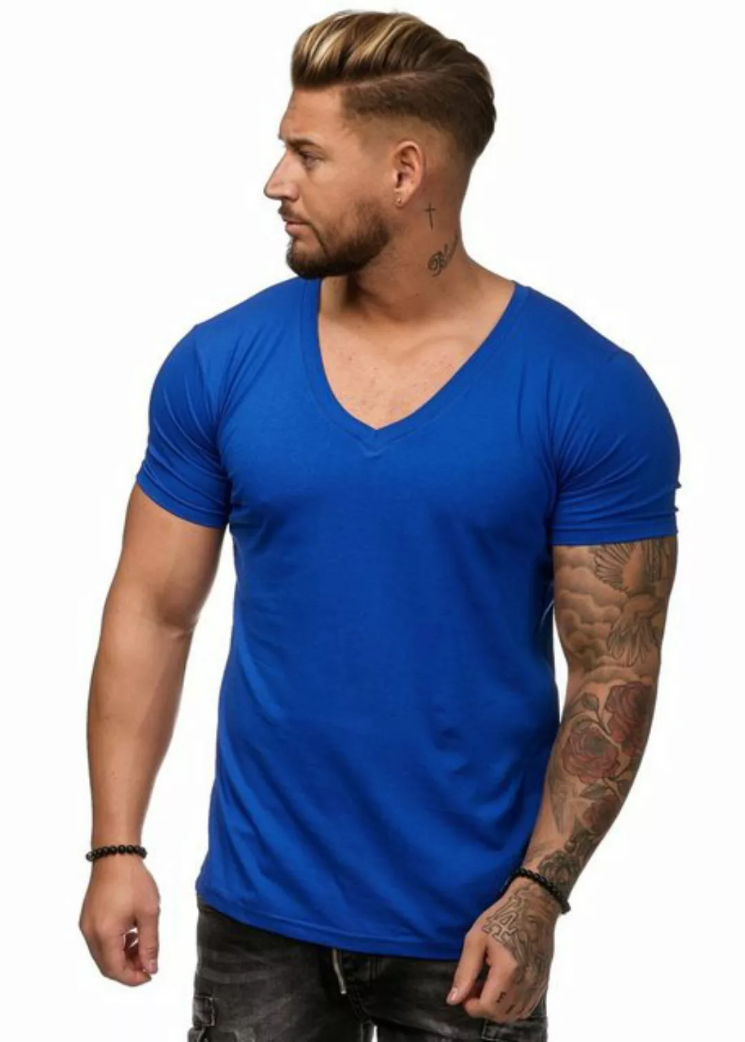 OneRedox T-Shirt BS500C (Shirt Polo Kurzarmshirt Tee, 1-tlg) Fitness Freize günstig online kaufen