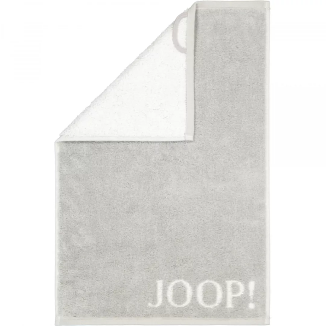 JOOP! Classic - Doubleface 1600 - Farbe: Silber - 76 - Gästetuch 30x50 cm günstig online kaufen