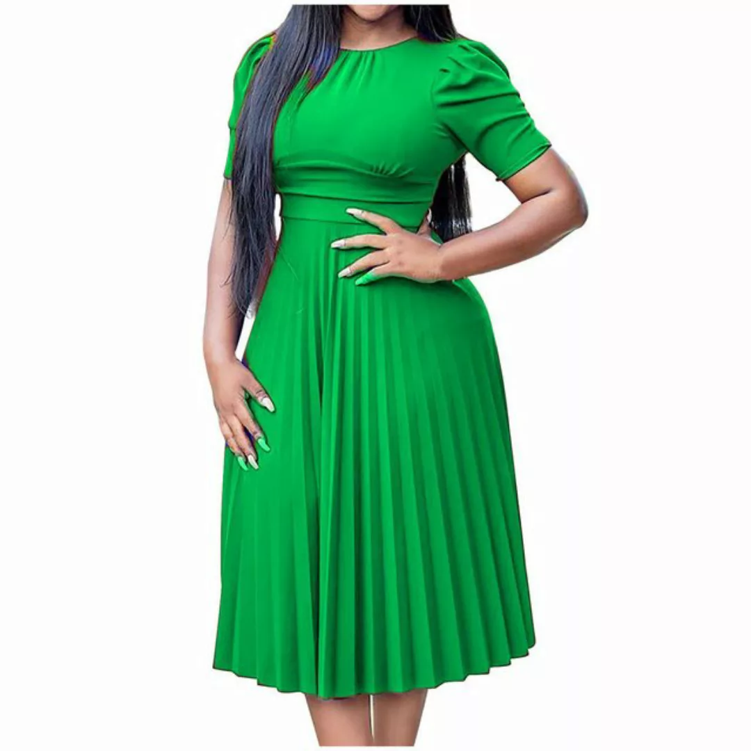 ZWY 2-in-1-Kleid Sommerkleid mit kurzen Ärmeln, Plisseekleid, Kleid in Über günstig online kaufen