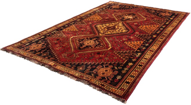 morgenland Orientteppich »Perser - Nomadic - 290 x 186 cm - dunkelrot«, rec günstig online kaufen