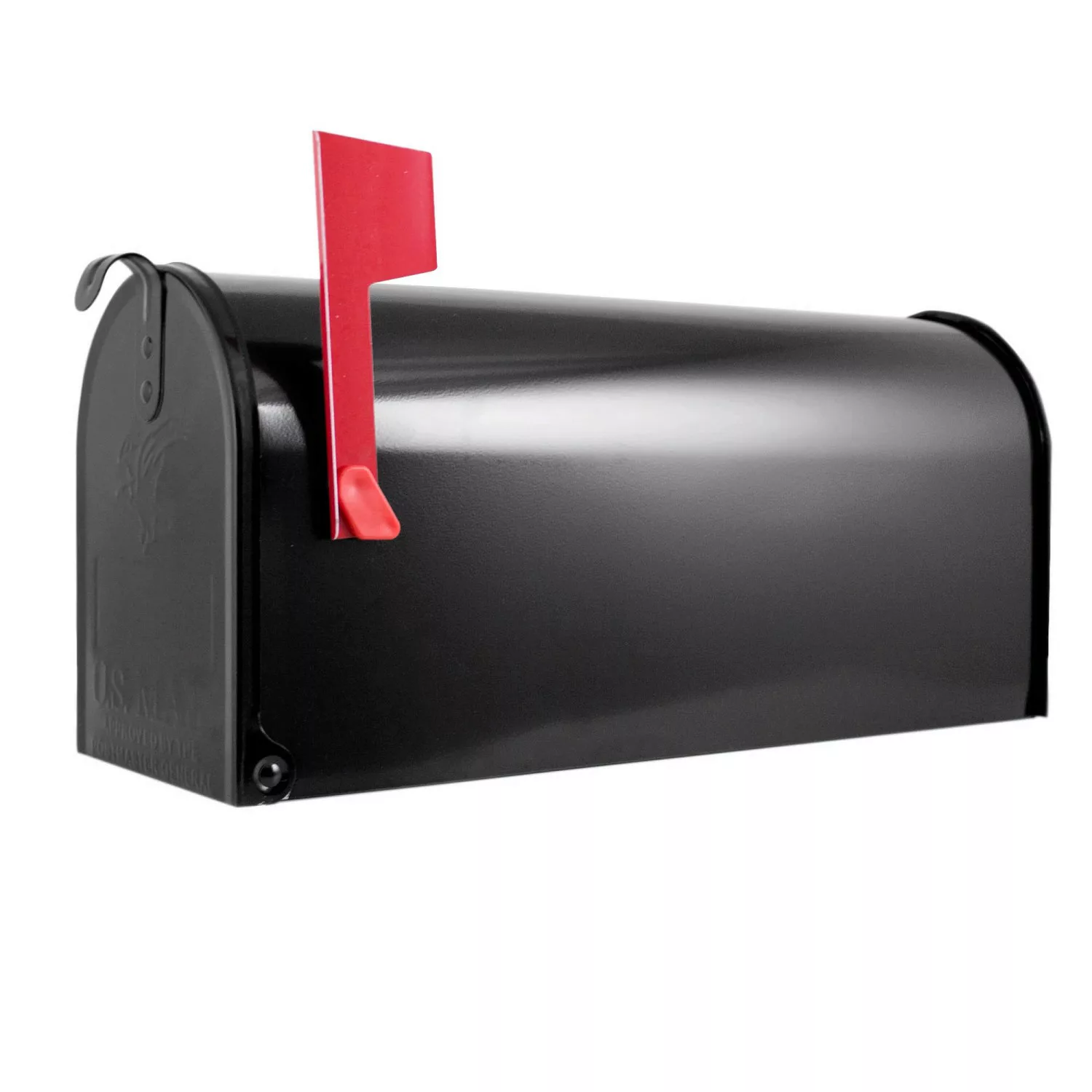 Banjado Amerikanischer Briefkasten Schwarz  51x22x17cm - US Mailbox / Lette günstig online kaufen