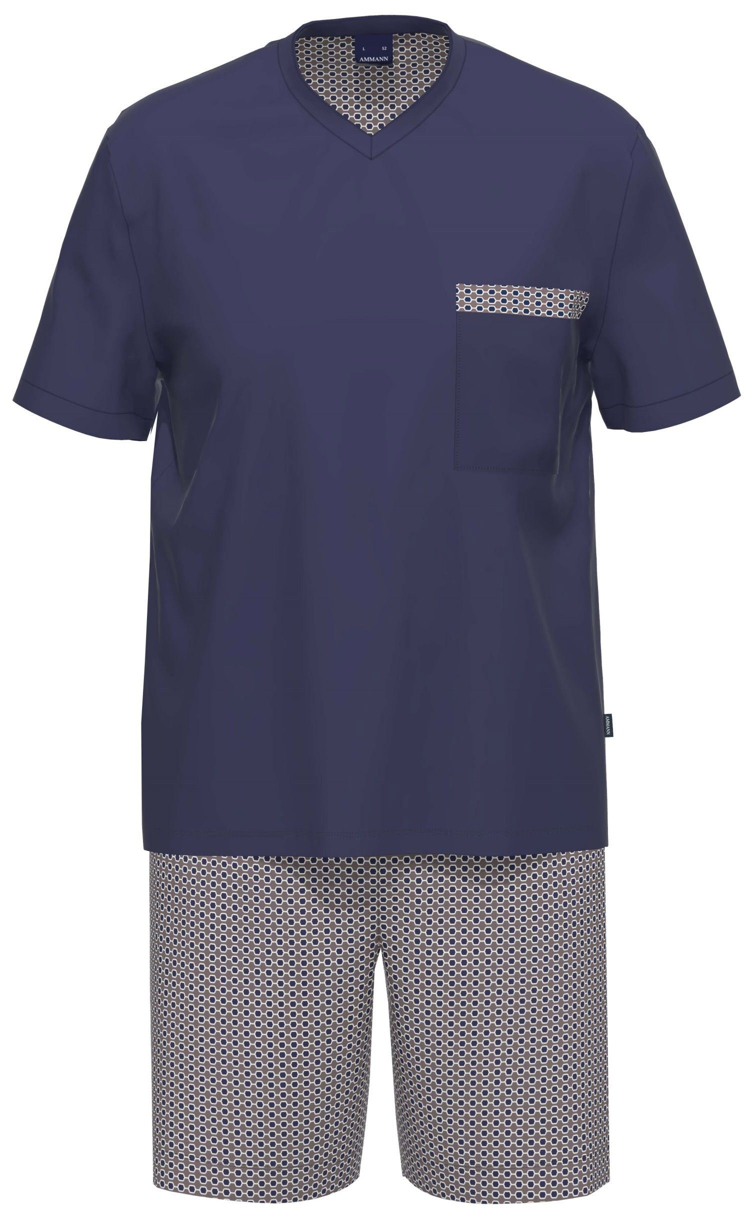 Ammann Schlafanzug Herren Pyjama kurz (2 günstig online kaufen