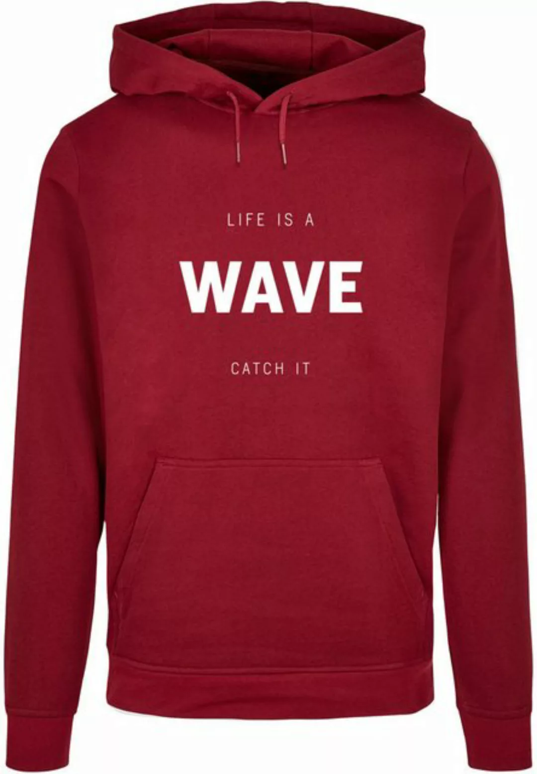 Merchcode Kapuzensweatshirt Merchcode Herren Summer - Life is a wave Basic günstig online kaufen