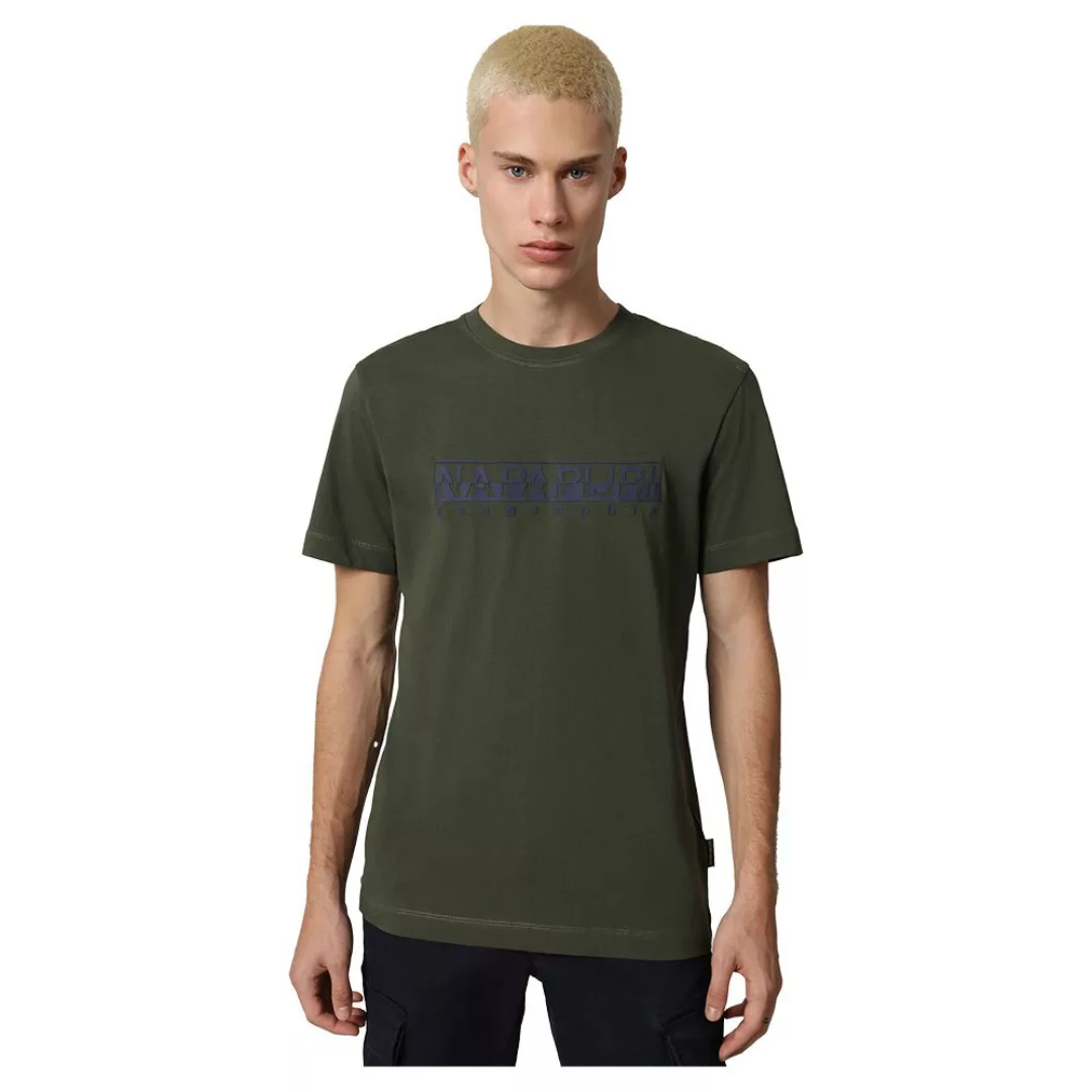 Napapijri Serber Print Kurzärmeliges T-shirt 3XL Green Depths günstig online kaufen