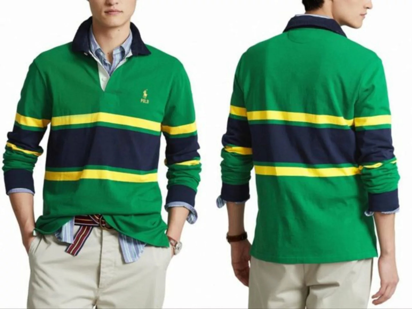 Ralph Lauren Sweatshirt POLO RALPH LAUREN Rugby Polo Shirt Retro Sweater Sw günstig online kaufen