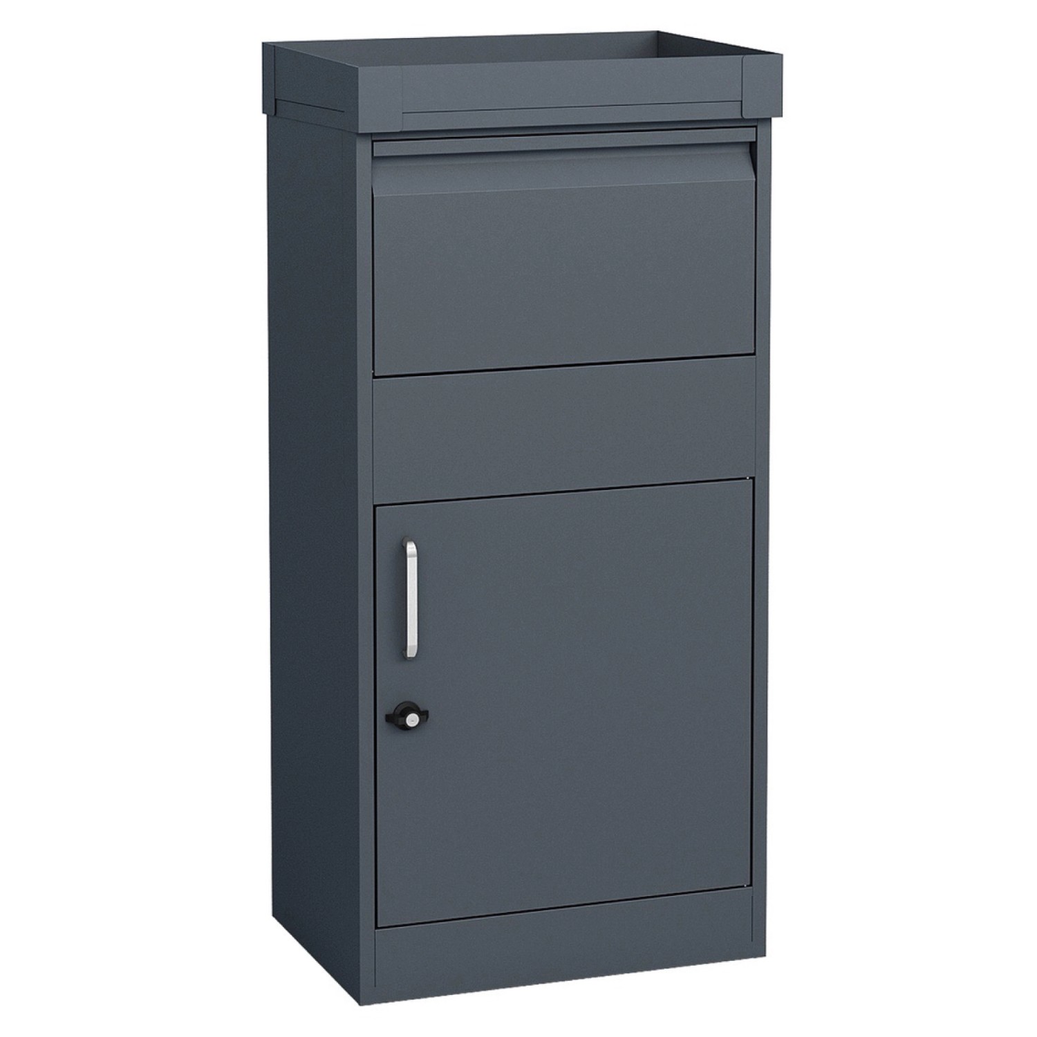 WESTMANN Briefkasten Stahl-Paketbox Piet, Anthrazit, 50x37x105 günstig online kaufen