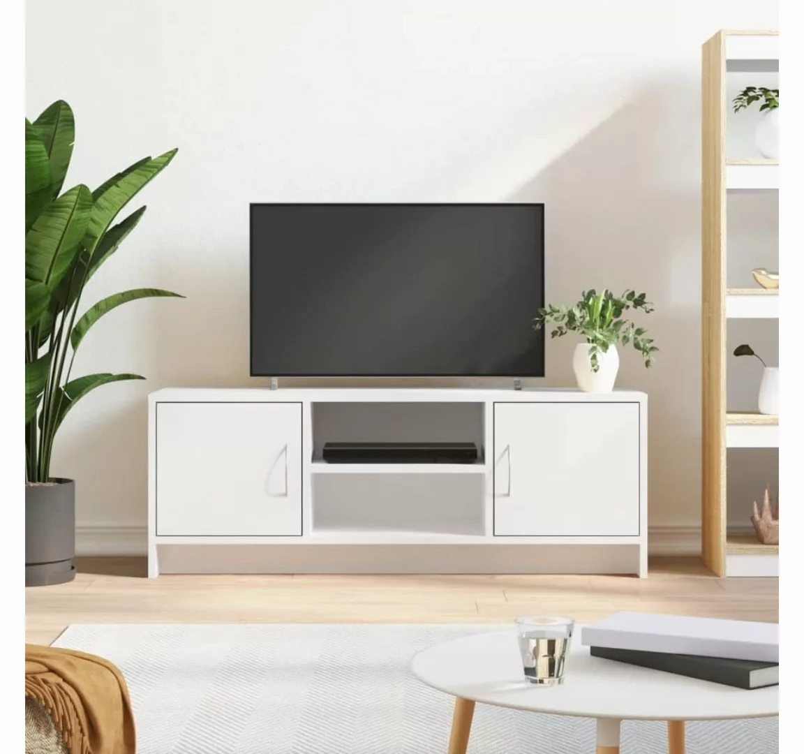 vidaXL TV-Schrank TV-Schrank Weiß 102x30x37,5 cm Holzwerkstoff TV-Lowboard günstig online kaufen