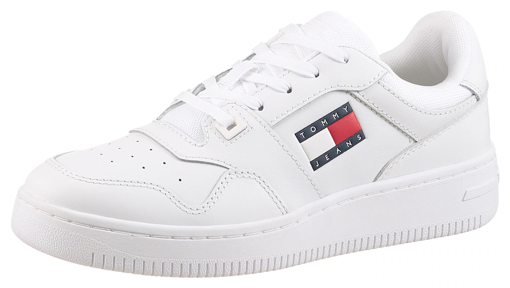 Tommy Jeans Plateausneaker "TJW RETRO BASKET", Freizeitschuh, Halbschuh, Sc günstig online kaufen