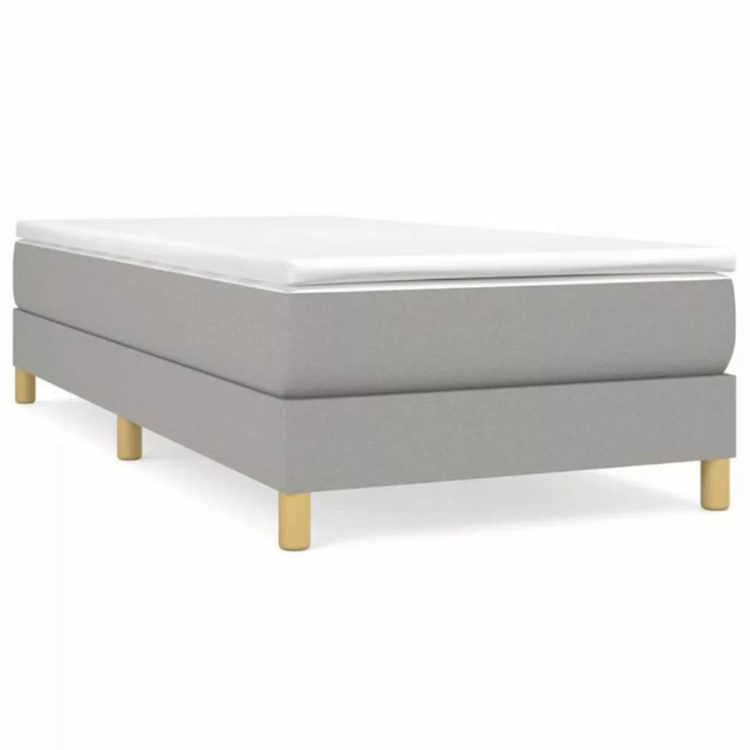 Vidaxl Boxspringbett Hellgrau 90x200 Cm Stoff günstig online kaufen