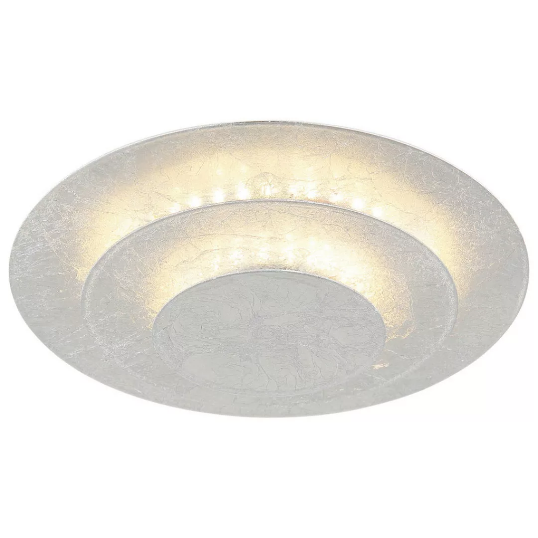 GLOBO LED-Deckenleuchte Heda 48465-18S silber Metall H/D: ca. 7x18 cm günstig online kaufen