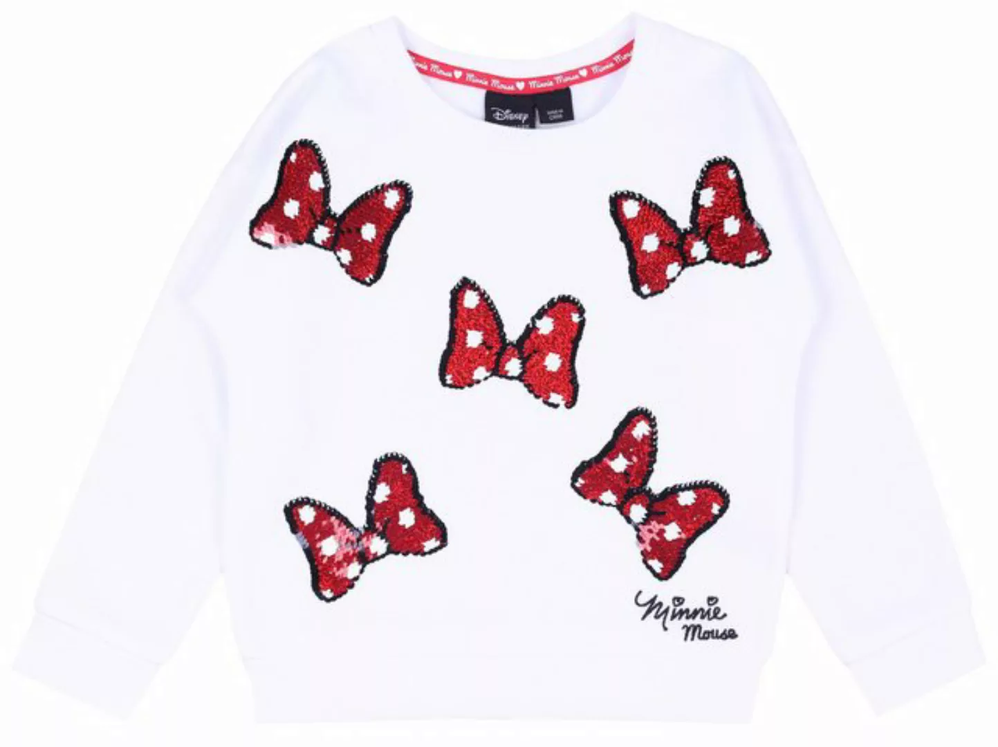 Sarcia.eu Sweatshirt Weißes Minnie Mouse Sweatshirt DISNEY mit Schleifen 6- günstig online kaufen