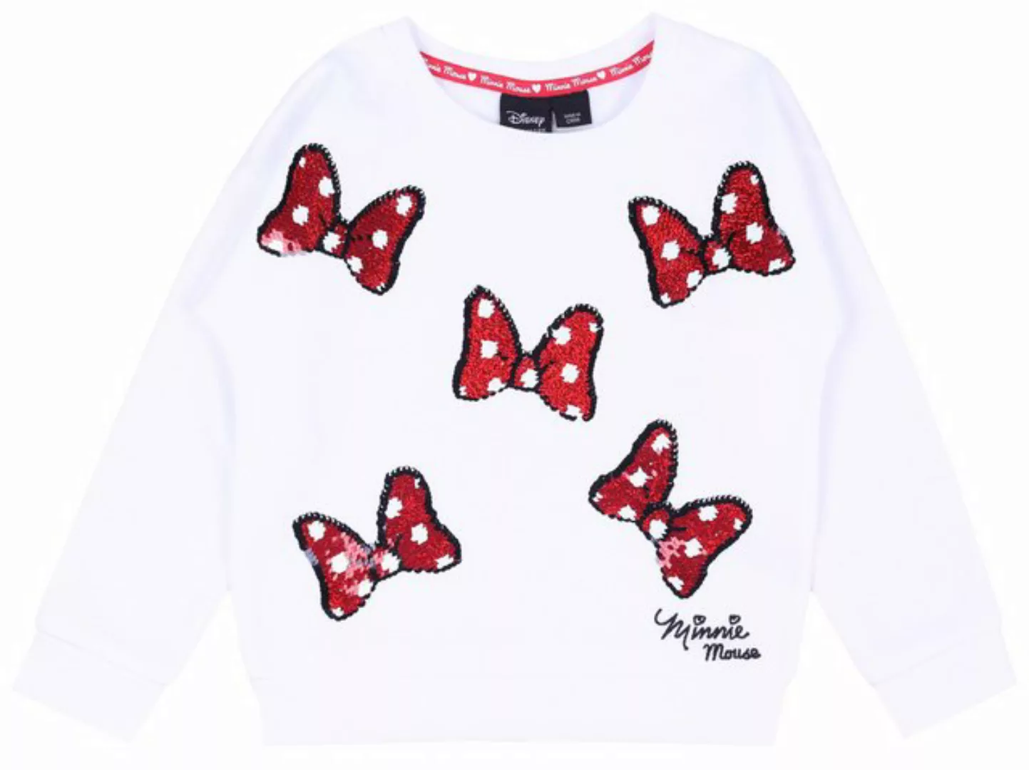 Sarcia.eu Sweatshirt Weißes Minnie Mouse Sweatshirt DISNEY mit Schleifen 7- günstig online kaufen