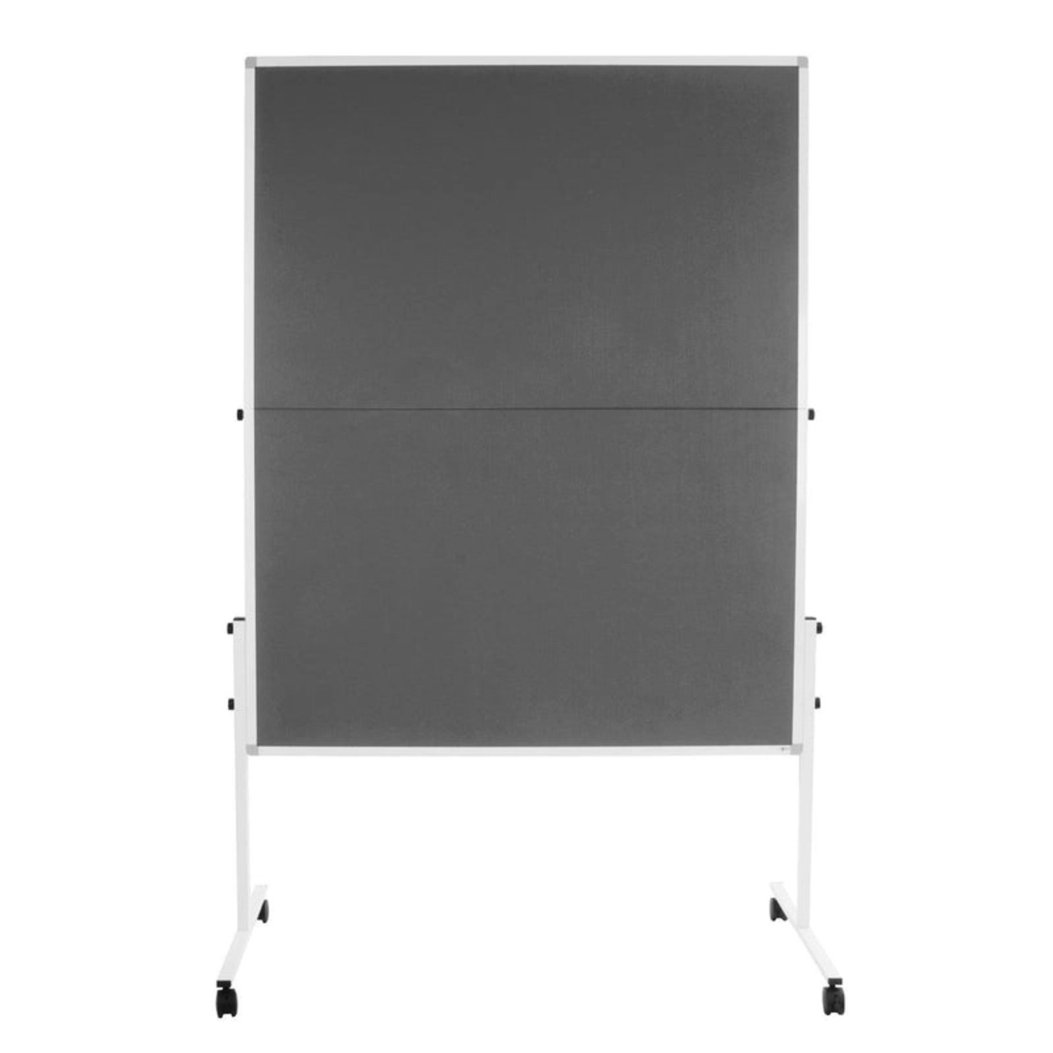 KARAT Filz Moderationstafel Klappbar Praktisch mit Rollen Grau 150 x 120 cm günstig online kaufen