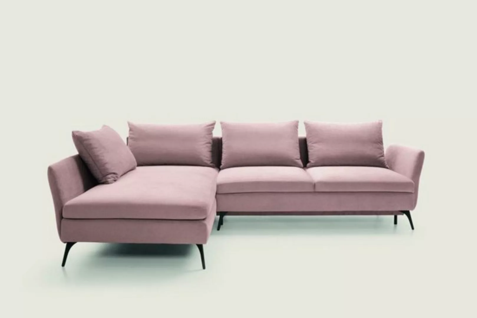 JVmoebel Ecksofa, Wohnzimmer Grün Möbel Textil Sofas Ecksofa L Form Couch günstig online kaufen