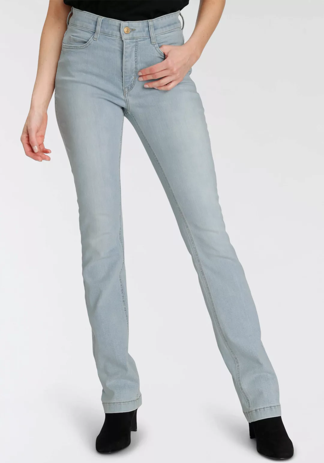 MAC Bootcut-Jeans Boot Modisch ausgestellter Saum günstig online kaufen