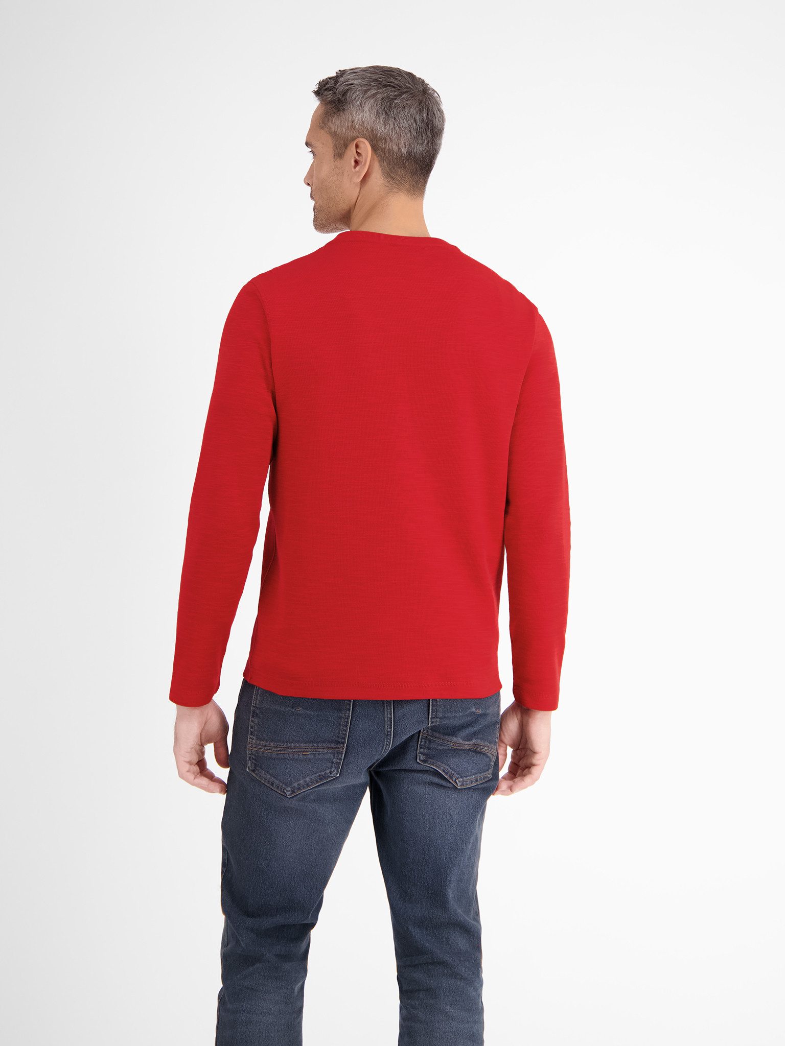 LERROS Langarmshirt mit Serafino Ausschnitt günstig online kaufen