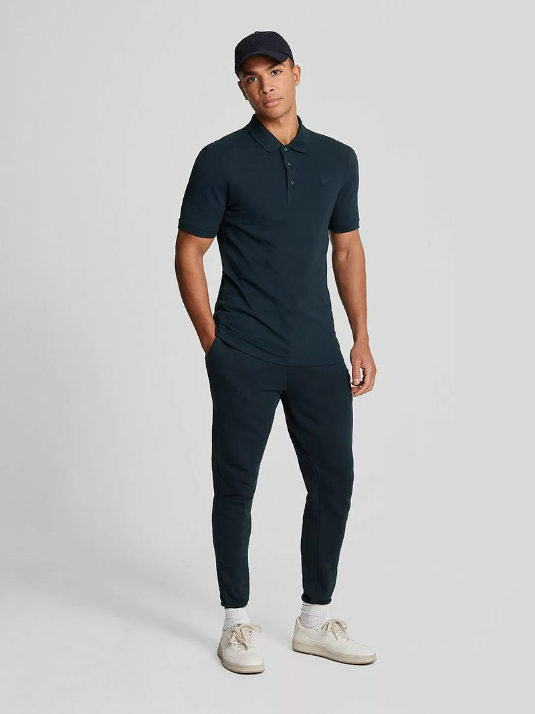 Lyle and Scott Tonal Eagle Poloshirt Navy - Größe XL günstig online kaufen